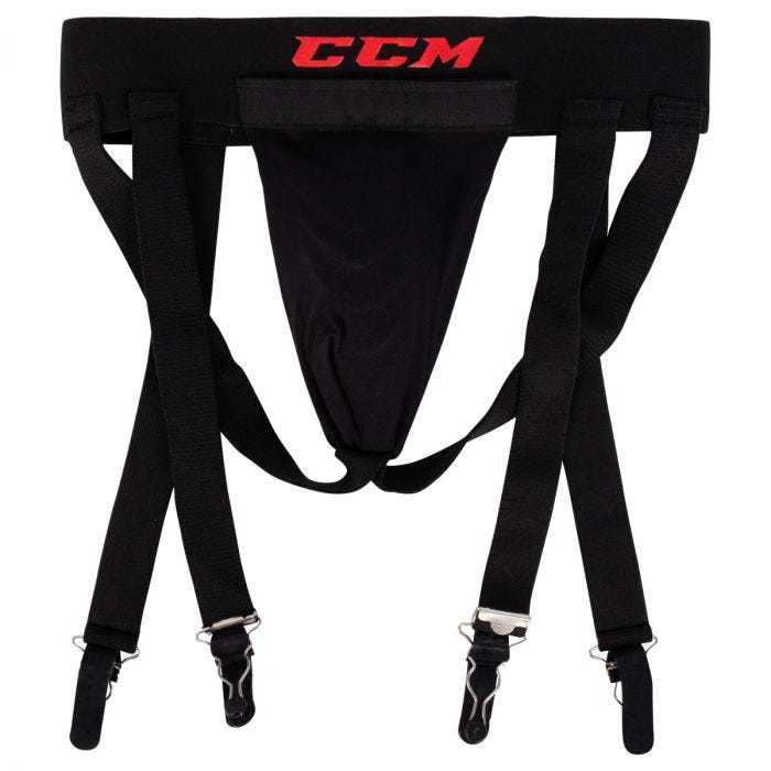 CCM Hokejový suspenzor s podväzkami CCM 3v1 Jock Combo