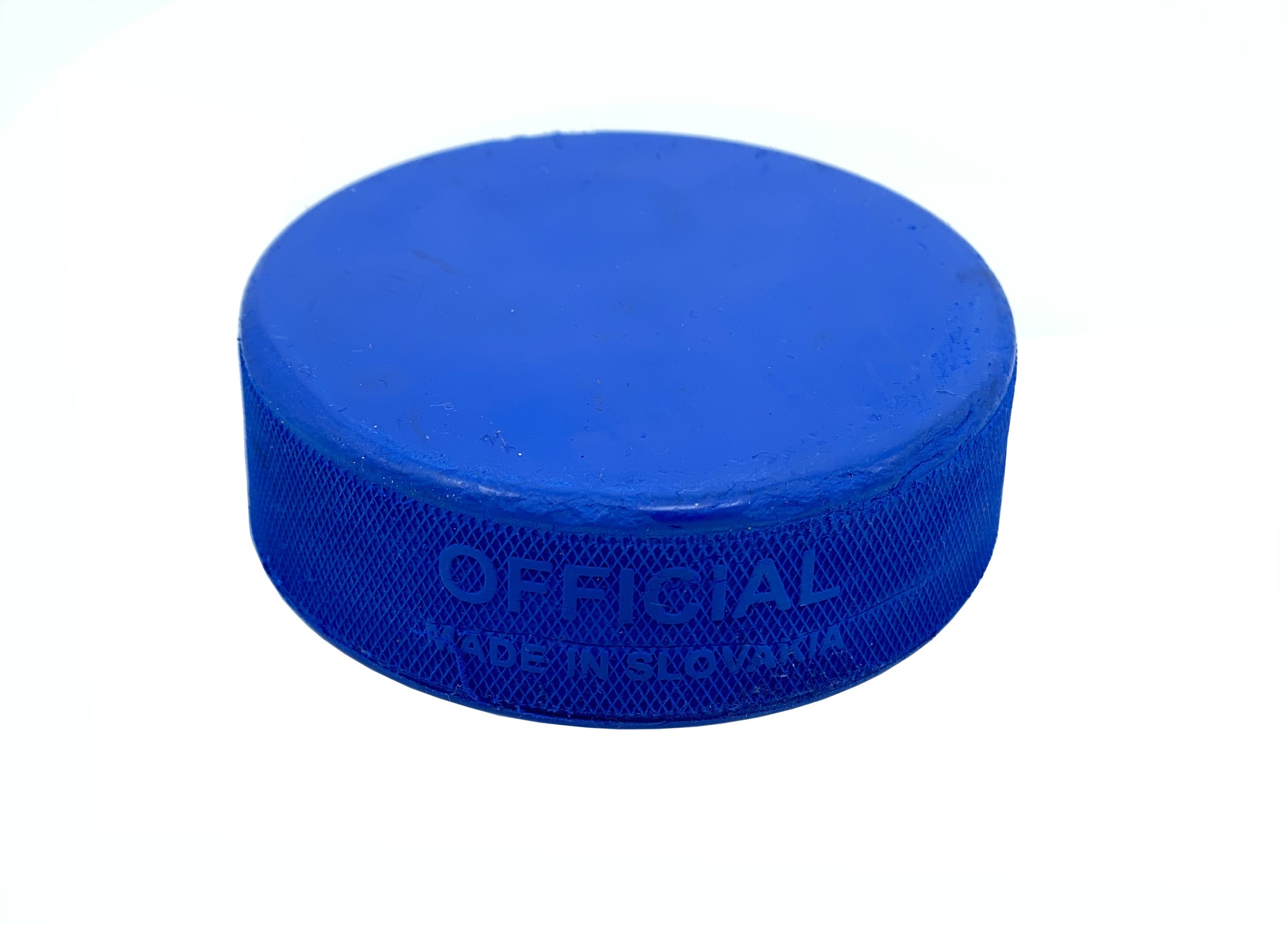 InGlasCo Hokejový puk modrý JR odľahčený tréningový