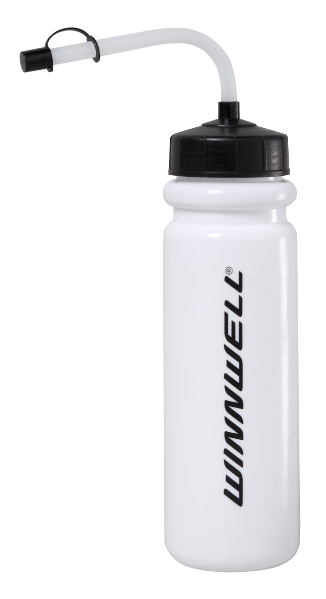 Winnwell Hokejová fľaša Winnwell 1l so slamkou s logom